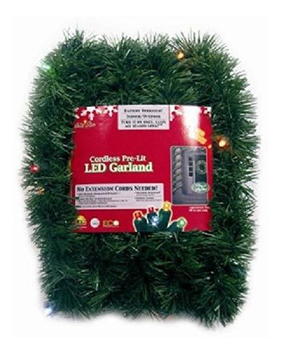 Guirnalda Navidad 149.9 Ft Luz Preiluminada Led Multicolor