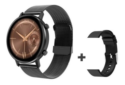 Reloj Smartwatch X-time Xt-dt96-t01 Malla Cambiable Negra