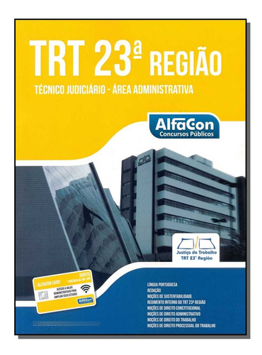 Libro Trt 23 Regiao Mato Grosso 01ed 15 De Equipe Alfacon A