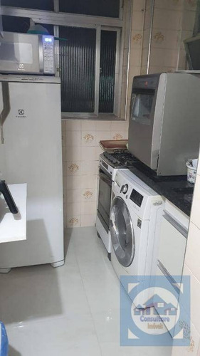 Apartamento Com 1 Dormitório À Venda, 35 M² Por R$ 196.000,00 - José Menino - Santos/sp - Ap5262