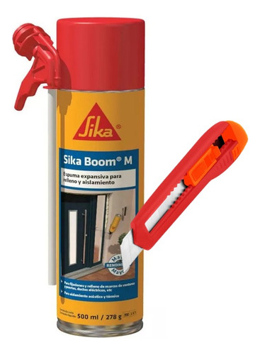 Sika Boom M Espuma Expansiva De Poliuretano 500ml