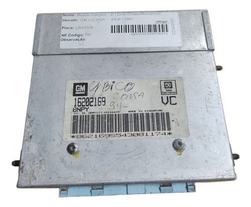Modulo Injeção Omega 2.2 1992 A 1996 (Usado)