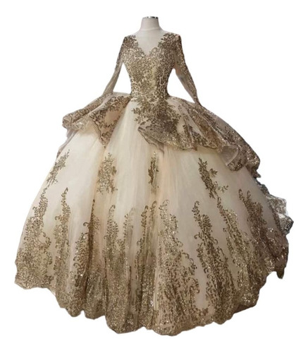 Vestido De Quinceañera Bonito Elegante  Xv Años 15 Años 