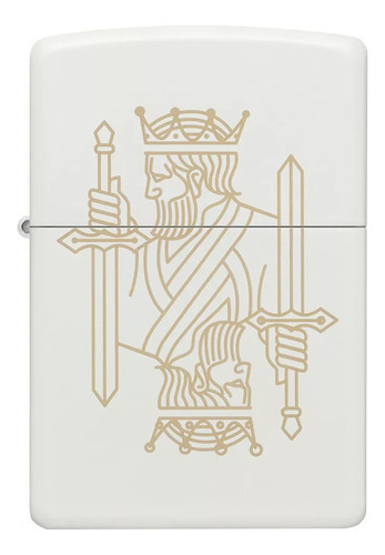 Encendedor Zippo King Queen Design Blanco - Zp49847