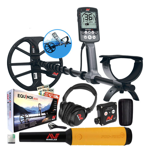 Minelab Equinox 800 Metal Detector W Headphones 