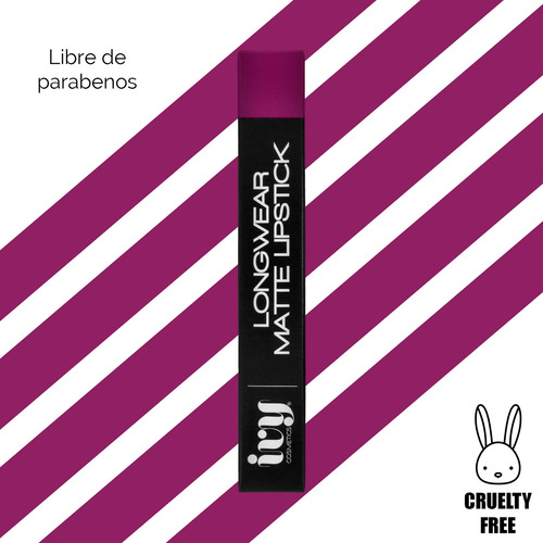 Labial Longwear Matte Lipstick Ivy Chic Night