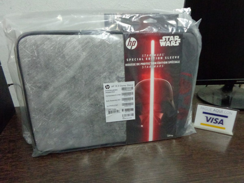 Mouse Wireless Y Funda Porta Laptop Star Wars Darth Vader