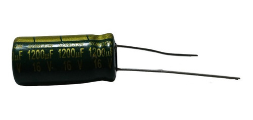 Capacitor 1200 Uf 1200uf 16v Electrolitico Radial 10x20mm 