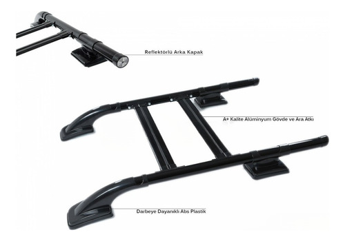 Barras Laterales Rack De Techo Nissan Np300 2005-2015 Ngr