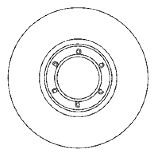 Disco Freno Delantero (252.50mm) Renault Trafic86-01