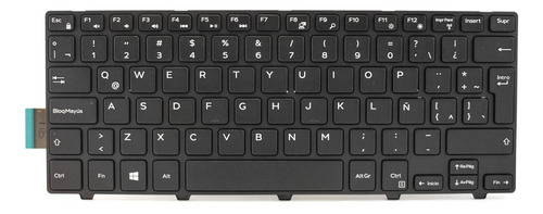 Teclado Dell Inspiron 14-3000 3441 3442 3443 490-00g07.0l01 Negro Español España