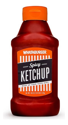 Catsup Whataburger Spicy Ketchup 1.13 Kg (40 Oz) Usa