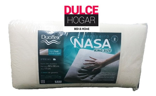 Imagen 3 de 6 de Set X 2 Almohadas Viscoelasticas Memoria Nasa King Size14 Cm