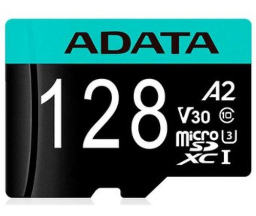 Tarjeta De Memoria Adata Ausdx128gui3v30sa2-ra1 Ausdx128gui3v30sa2-r Premier Pro Con Adaptador Sd 128gb