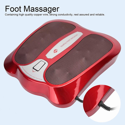 Imagen 5 de 9 de Masajeador Pies Infrarrojo Calor Portátiles Shiatsu Masaje