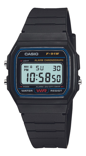 Reloj Hombre Casio F-91w-1dg Core Mens