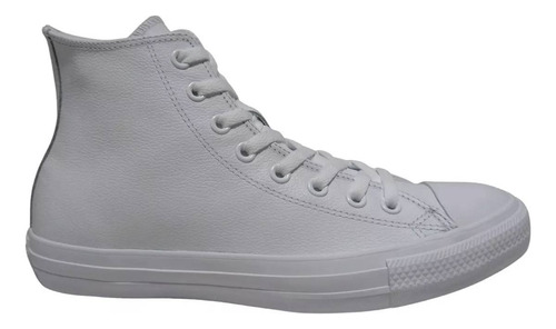 Tenis sin género Converse All Star Chuck Taylor Leather High Top color blanco - adulto 5.5 US