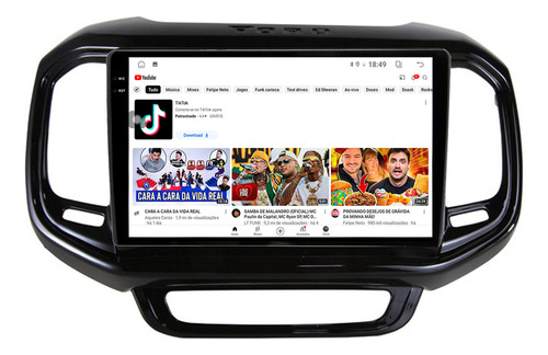 Multimidia Fiat Toro 9p Aikon Proton G3 6gb 64gb Carplay