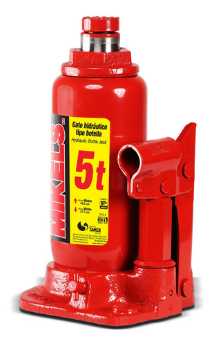 Gato Hidr Con Tornillo Extensión Capacidad 5 Ton Mikel's