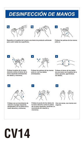Pack 10 - Carteles Prevención Higiene - Distanciamiento Pai