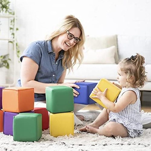 Bloques De Construcción Ecr4kids Softzone Patchwork Para Niñ