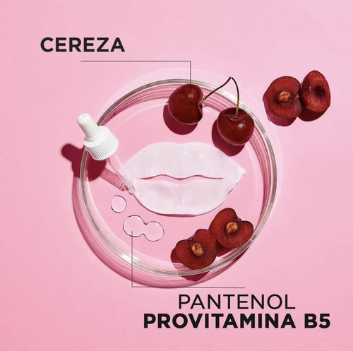 6 Pzas Mascarilla Para Labios Cereza