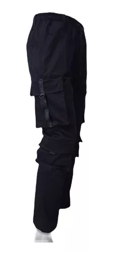 Pantalon Tipo Cargo Hombre Bota Recta