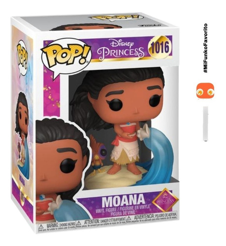 Imagen 1 de 2 de Funko Pop: Disney Princess - Moana - Pop 1016