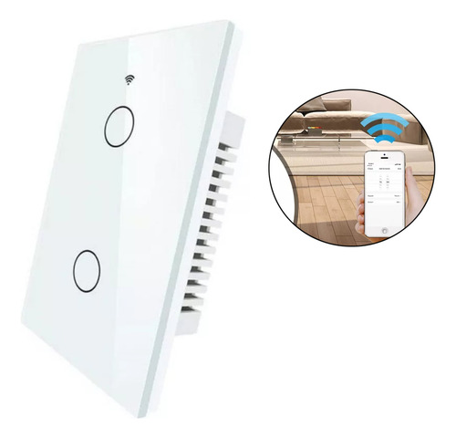 Interruptor Inteligente Doble Con Wifi Para Alexa/gogle/tuya