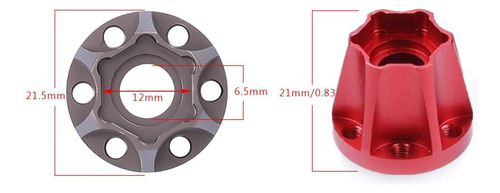 Tracción Hexagonal De Rueda De 22 Mm Rojo