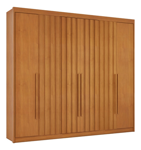 Guarda Roupa 6 Portas Com 4 Portas Ripadas 8 Gavetas Ei