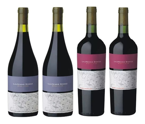 Vino Laureano Gomez Reserva Pack 4 Unidades- All Red Wines