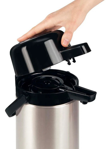Garrafa Térmica Para Café Agua Chá 1,9l Aço Inox Airpot Mor