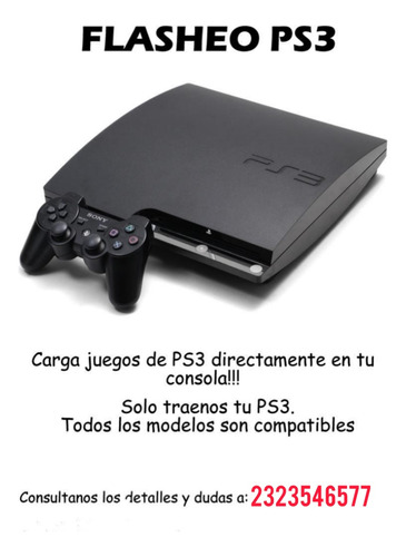 Flasheos Para Ps3 Todo Los Modelos! Con Tiendas Gratis!!!