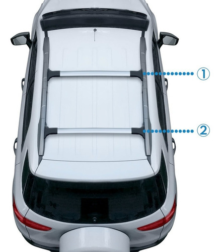Imagem 2 de 6 de Rack Travessa Ecosport 13 2014 2015 2016 2017 2018 2019 2020