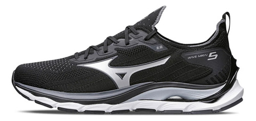 Tênis masculino Mizuno Wave Mirai 5 cor preto - adulto 42 BR