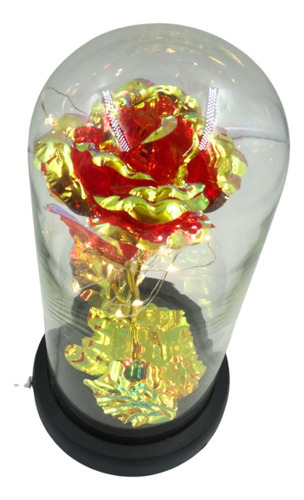 Luminária A Bela E A Fera A Rosa Encantada Presente Namorada