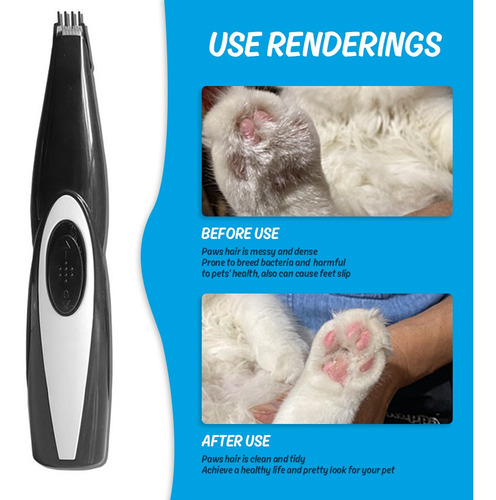 Animais De Estimação Cão Gato Tosquiadeira Elétrica Kit De
