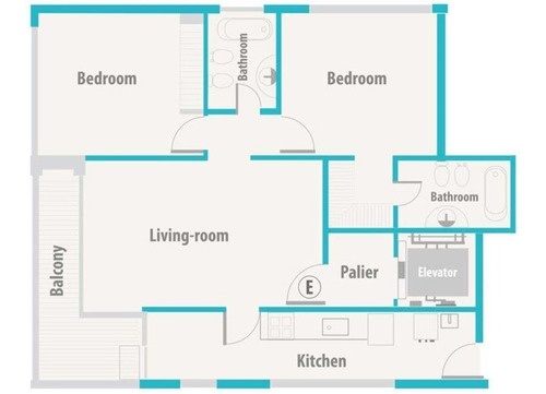 Imagen 19 de 19 de Alquiler Temporal Depto 3 Amb Palermo Twins Apartm