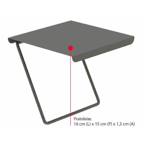 Suporte Multivisao Aero Plus Para Conversor/dvd Preto