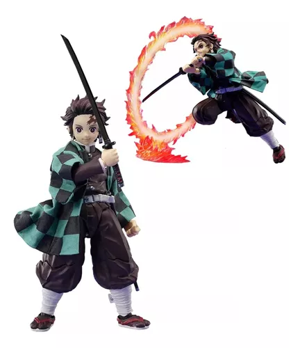 Kit com 04 Action Figure Kimetsu No Yaiba Demon Slayer Tanjiro Nezuko  Inosuke Zenitsu Oni Boneco Desmontável E Articulado Colecionáveis -  Escorrega o Preço