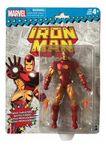 Iron Man Marvel Legends Retro Vintage Series Hasbro 2018