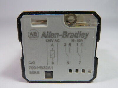 Allen-bradley 700-hb32a1 Tube Base Relay 120vac Series E Oaf