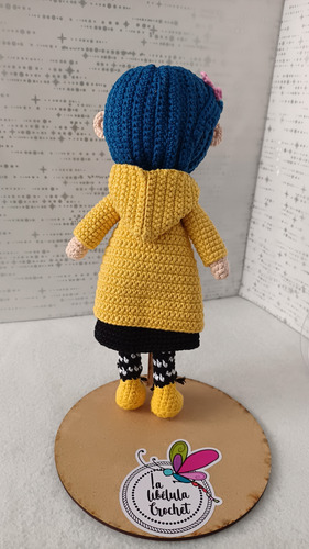 Coraline Muñeca Tejida A Crochet Amigurumi