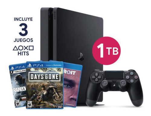 Consola Playstation 4 Ps4 Slim 1tb Hits Bundle 5