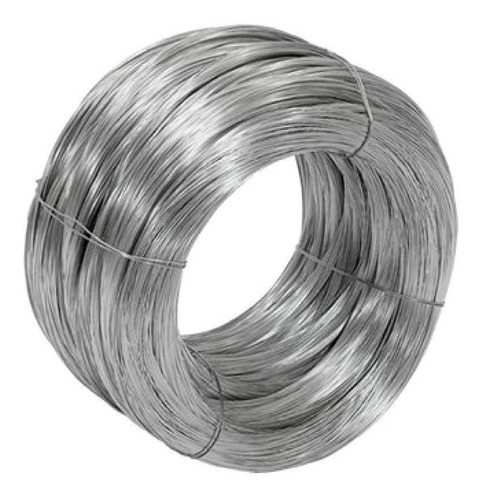 Alambre Dulce Liso Galvanizado. Precio X Rollo De 800gr 