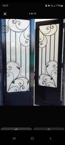 Puertas Estilo Antiguo Forjado Negro