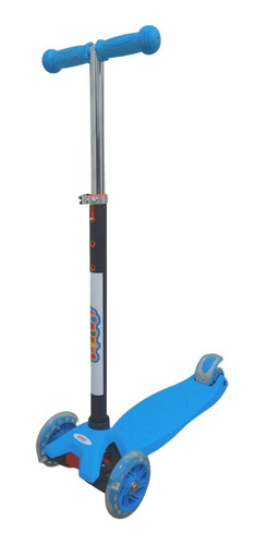 Kit Patinete Infantil 3 Rodas Regulável + Kit Proteção
