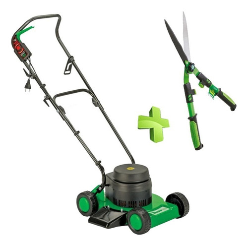 Cortador De Grama 1050w 30cm + Tesoura Para Cerca Viva 56cm 