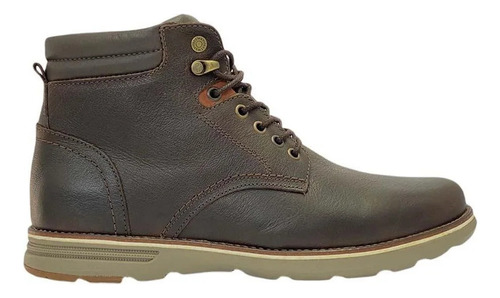 Bota Masculina Freeway Cassino Couro Marrom